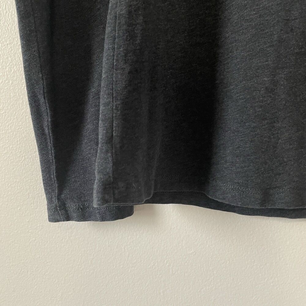 Peruvian Connection Gray Long Sleeve Pima Cotton T-Shirt Size S Basic Capsule - Picture 2 of 11